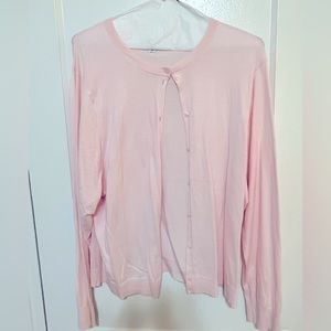 J Crew Pink Cardigan